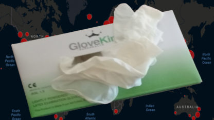 Surgical gloves box/100